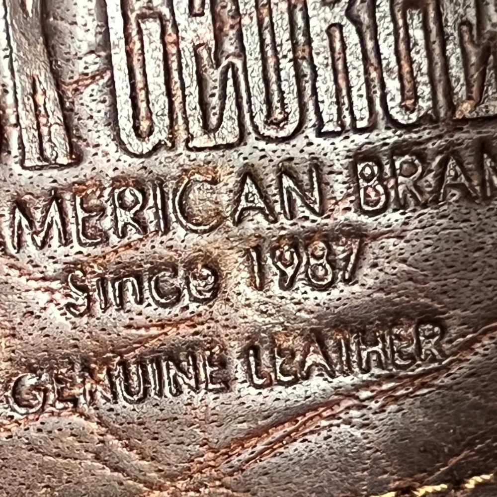 JACK GEORGES hand~stained Buffalo leather unisex messenger Bag
